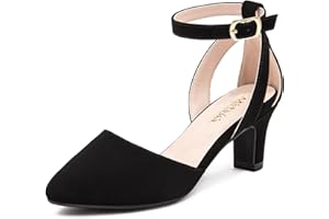 Motasha Girls Dress Shoes Girls High Heel Sparkly Flower Girl Shoes Closed Toe Ankle Strap Princess Girl Pump for Little Big Kids Formal Wedding Party Birthday