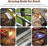 KITERI 50 Pcs 2mm x 250mm Brass Welding Rods Copper Brazing Solder Wire view 7