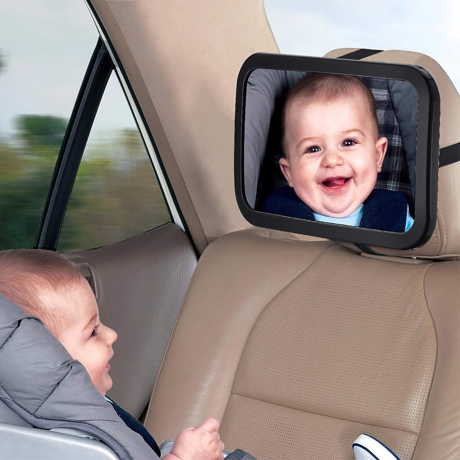 Baby Car Mirror for Back Seat, OMORC (Upgraded Version) Rear View Car