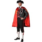 Adult Matador Costume for Cinco de Mayo & Costume Parties - Bullfighter Outfit with Bolero Jacket & Matador Hat