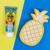 accentra Fruits of Summer Shower Gel 100ml & Pineapple Bath Sponge Gift Set view 3