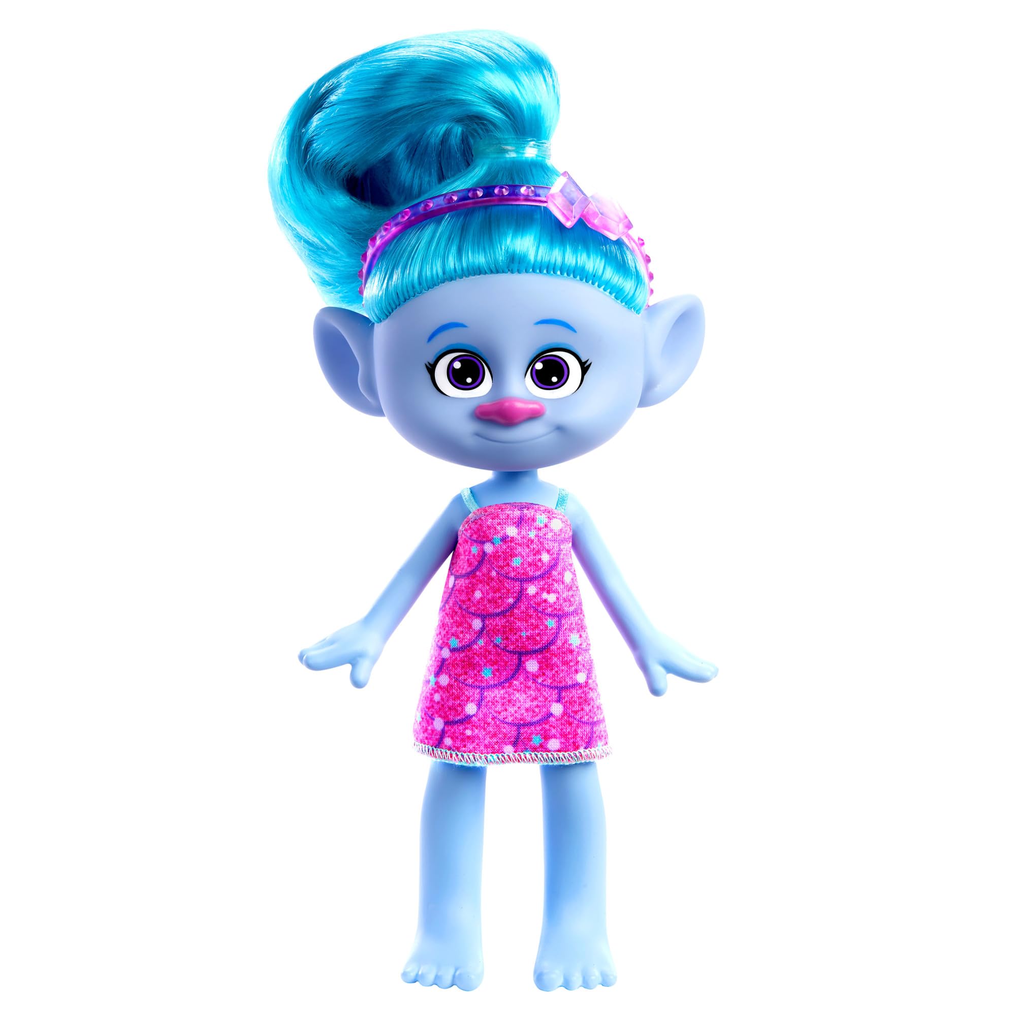Mattel DreamWorks Trolls Band Together Trendsettin’ Fashion Dolls, Chenille with Vibrant Hair & Accessory, Toys Inspired by the Movie, HNF15