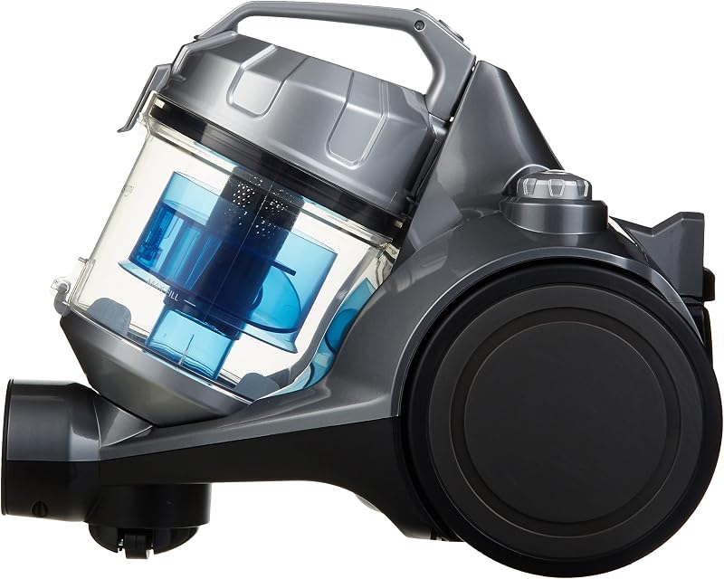 Potente aspirador de cilindro sin bolsa, para suelos duros y alfombras, filtro HEPA, compacto y ligero, 700 W, 1,5 l (UE), Negro — foto 6 de 8
