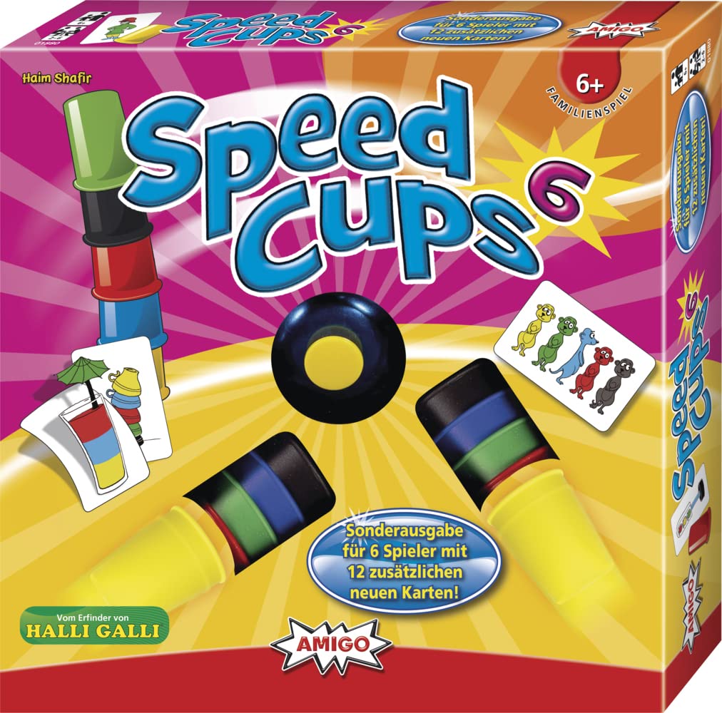 Amigo Game + Leisure 01880 - Speed Cups 6, Colourful