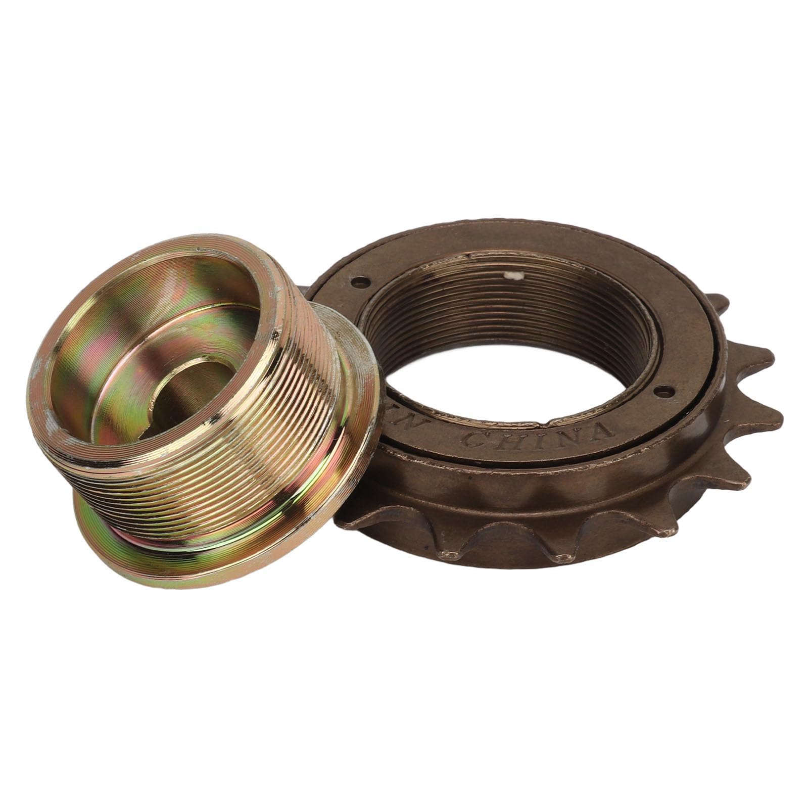 16 Teeth Single Speed Freewheel, Carbon Steel Single Speed Bike Bicycle Freewheel, 16 Teeth Single Speed Bike Freewheel Flywheel Single Freewheel Sprocket Bike Accessory