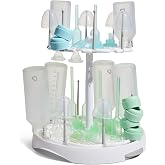 Munchkin High Capacity Baby Bottle Drying Rack, White
