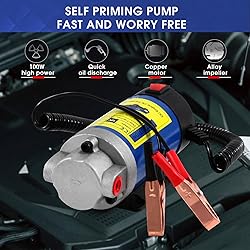 Vevitts Engine Oil Pump, Portable Electric