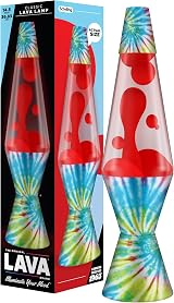 Lava Lamp 2488 Green Wax Blue Liquid Decorative Base Cap 14.5in view 1