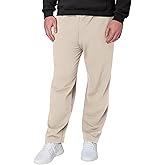 Hanes Men's EcoSmart Sweatpants, Athletic Lounge Pants with Pockets, Open Hem Bottom, Fleece Pants