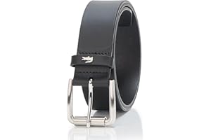 Lacoste Men's Casual 1.6" Belt, Black, 39