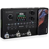 MOOER GE150 Plus Li Black Portable Guitar Multi Effects Pedal, 9-Hour Battery Life, Compact Amp Modeler &amp; IR Loader, NAM &amp; MNRS Support, Looper &amp; Drum Machine, Direct OTG Recording