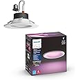 Philips Hue White & Color Ambiance Smart Retrofit Recessed Downlight 4", Bluetooth & Zigbee Compatible (Hue Hub Optional), Sm