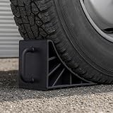 HowseHold Wheel Chocks With Handles Set of 2 3.5cm x 10cm x 15cm Tyre Saver view 5