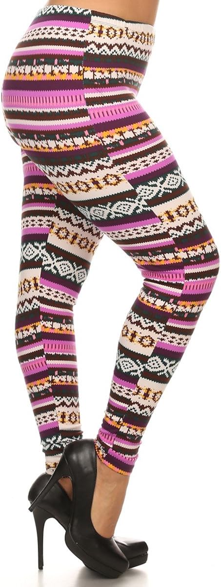 plus christmas leggings