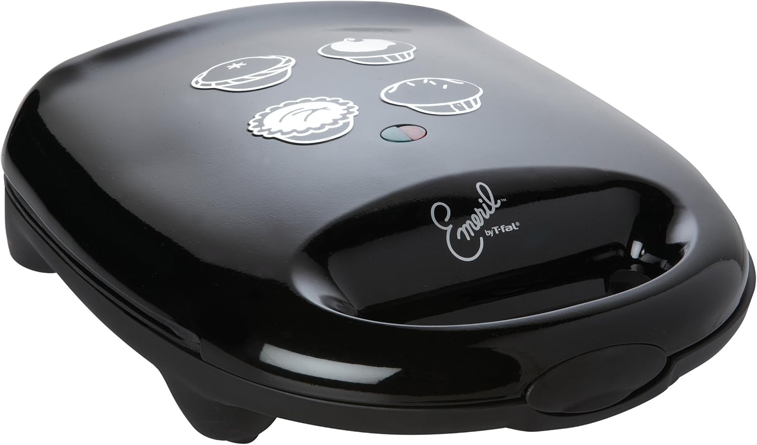 Emeril by T-fal SM2205 Electric Nonstick Plates Cake and Pie Maker, Black
