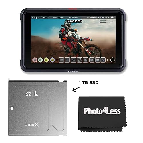 Atomos Ninja V 4Kp60 10bit HDR Daylight Viewable 1000nit Portable