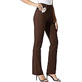 Willit Women's Yoga Dress Pants Bootcut Stretch Work Slacks Office Pants 4 Pockets 28"/29"/30"/31"/33"