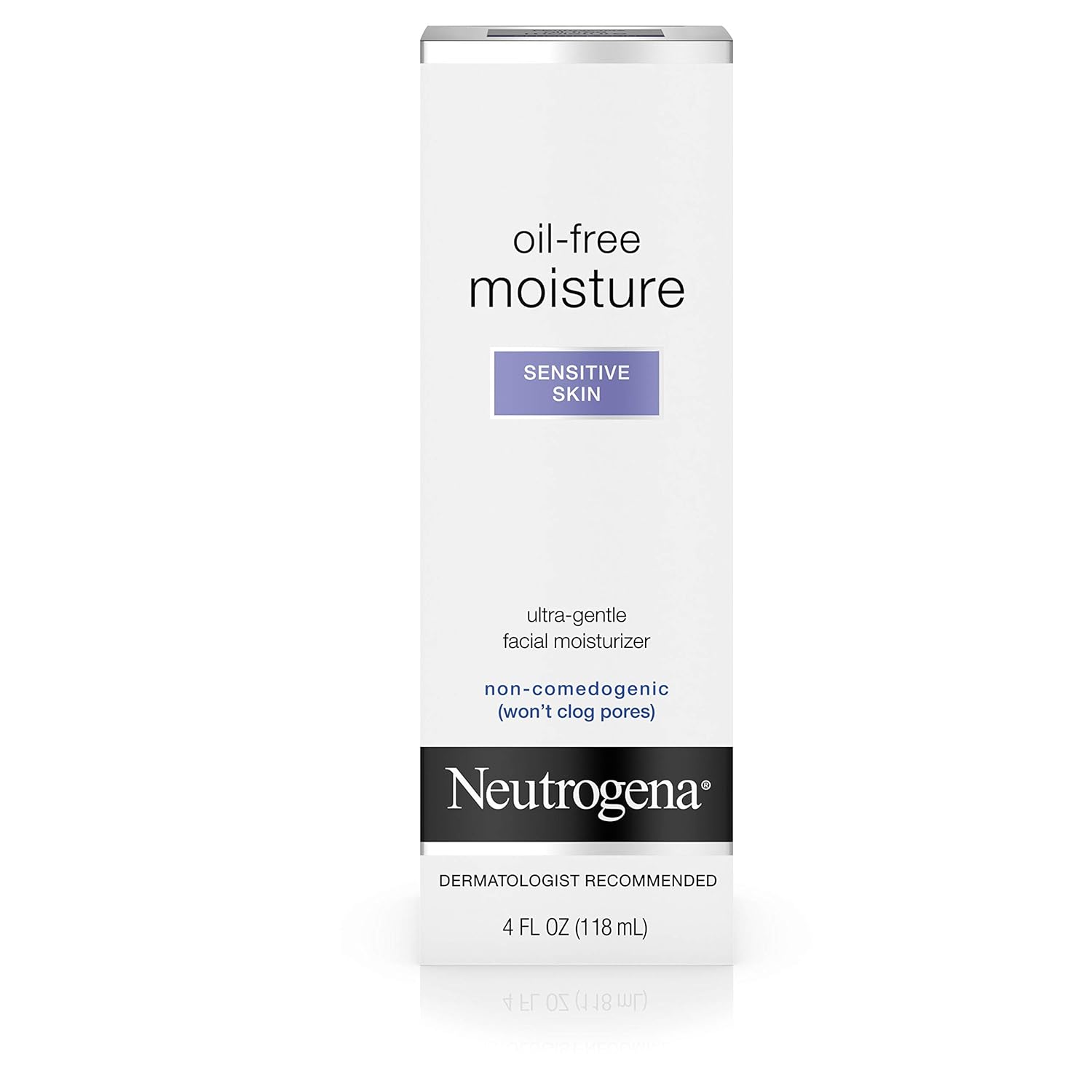 Neutrogena Oil-Free Facial Moisturizer, Sensitive Skin, 4 Fl Oz: Beauty