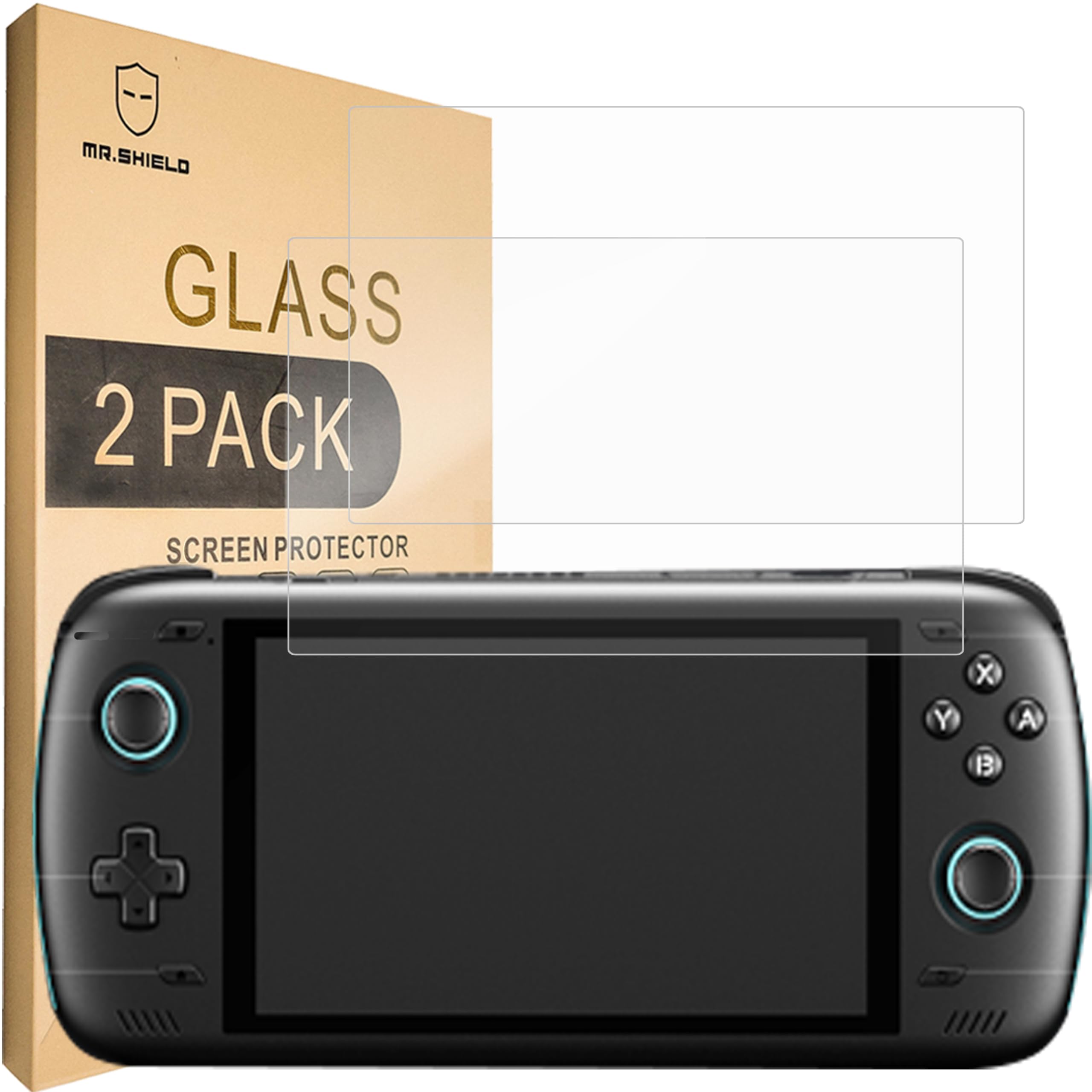 Mr.Shield Screen Protector for AYN Odin 2 / Odin2 [Tempered Glass] [2-PACK] [Japan Glass with 9H Hardness] Screen Protector