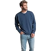 Fruit of the Loom Men's Crafted Comfort Fleece Sweatshirts, Hoodies & Sweatpants, Super Soft Cotton Blend, Sweatshirt - Dark Tide, Small