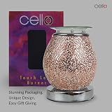 Cello Rose Gold Mosaic Touch Electric Wax Burner Diffuser view 8