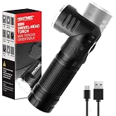 HAUTMEC Rechargeable LED Flashlights 500 High Lumens Super Bright Magnetic Flashlight Waterproof Mini Flashlight 3 Modes Handheld Small Swivel Flashlights Powerful for Camping, Outdoor, Hiking