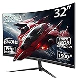 32" Curved FHD 1080p Gaming Monitor Up to