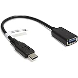 Plugable USB-A to USB-C Passive Adapter Cable (6 in / 15cm, USB 3.1 Gen 1 Type-C to Type-A, 900mA)