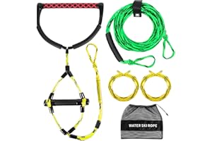 YAXSHIMU Wakeboard Water Ski Towing Rope for Motorboat Watersports Rope with Eva Handle