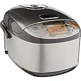 Zojirushi NP-GBC05XT Induction Heating System Rice Cooker and Warmer, 0.54 L, Stainless Dark Brown