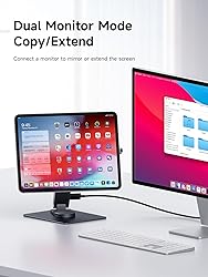 Hagibis Magnetic iPad Stand with USB C Docking