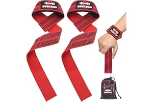 Seektop Wrist Straps for Weightlifting - 25'' Gym Lifting Straps with Breathable & Anti-Slip Suture, Safty Wrist Wraps for Workouts, Bodybuilding, Powerlifting, Strength Training, Men & Women(1 pair)
