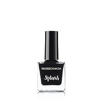 Faces Splash Nail Enamel, Black Beauty 15, 8 ml