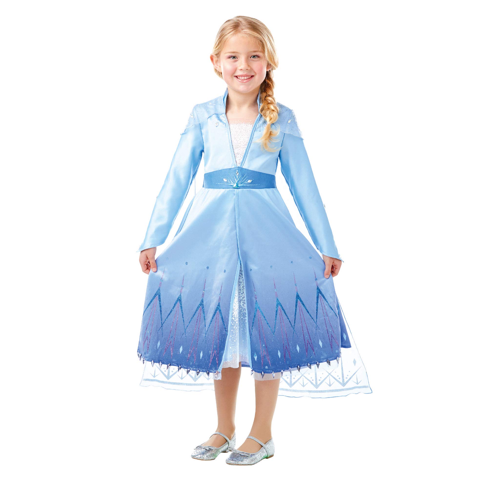 Rubie's Official Disney Frozen 2, Elsa Premium Dress, Childs Costume, Size Medium Age 5-6 Years