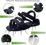 Bakulala Lawn Aerator Shoes with 2 Inch Spikes and Stainless Shovel view 3