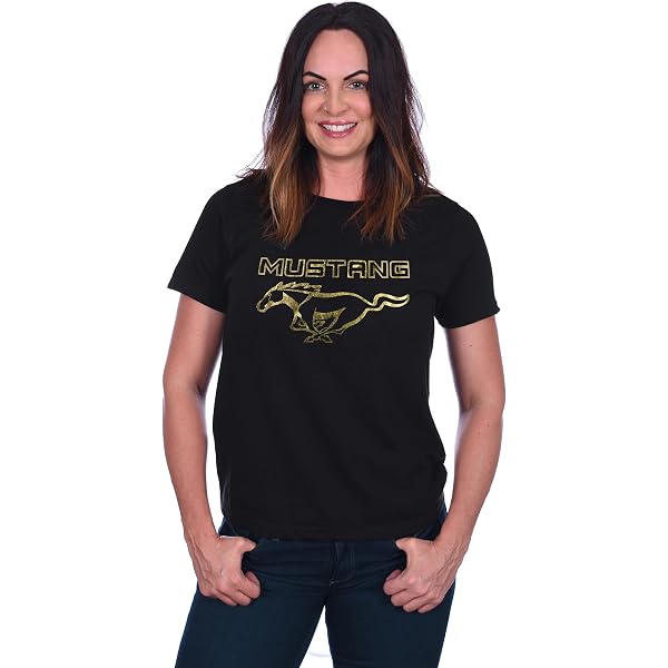 Ford Mustang Honeycomb Grille Women's Tank Top - Black, Size M, American Muscle Graphic Tee - View #8