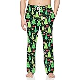 Vogseek Mens Christmas Pajama Pants Loose Men Lounge Pant Sleepwear with Pockets