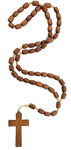 Catholica Shop Catholic Religious Wear Wooden Beads Necklace