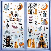 CCINEE Halloween Window Stickers - 10 Sheets Window Clings Decals for Party Decoration, Indoor & Outdoor Home Decor