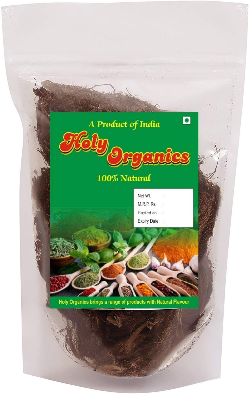 Holy Organics 100% Natural Products Whole Dried Jatamansi and Musk Root, Spikenard (50 g)