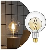 ALAMPEVER Large Globe LED Light Bulbs, Decorative
