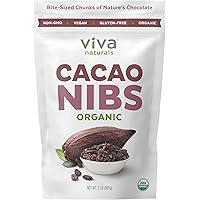 Viva Naturals - The BEST Tasting Organic Cacao Nibs, 2 lb Bag…