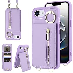 Jcxtrombulous Crossbody Wallet Case for iPhone 16E