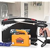 Hapyvergo High Pressure Steam Cleaner, 1700W Handheld Steamer for Cleaning Grout Tile, Hand Held Portable Steam Pressure Washer for Car Cleaning Steamer High Heat for Home 110V