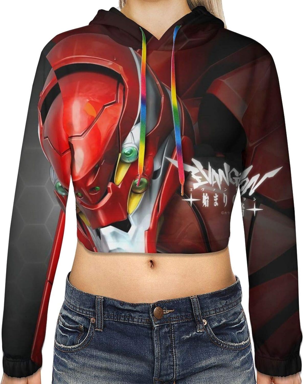 fenrris65 Women's Long Sleeve Eva02 Production Model NeonGenesis