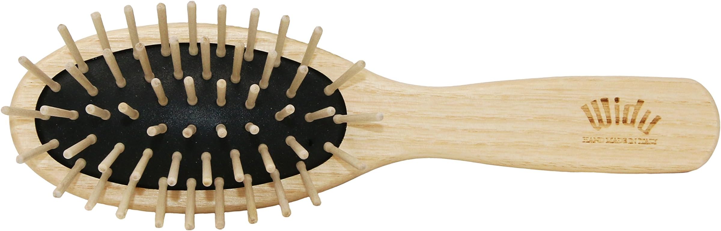 Widu Ash Wood Bristle Hairbrushes Small Oval