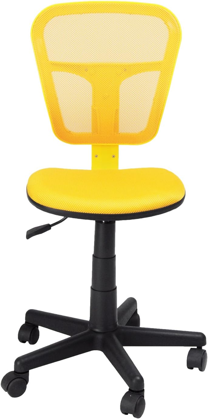 GreenForest Hight Quality Computer/Task /Student Chair with Mesh Fabric Pads-Yellow