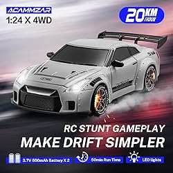 ACAMMZAR RC Drift Car, 1:24 Remote Control Car for