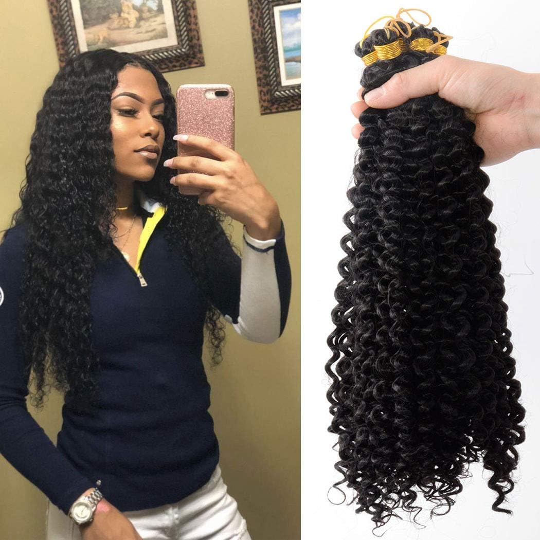 5pack water wave crochet hair 20 inch Synthetic Fiber Natural braids for Passion Twist Braiding Hair Extensions (20inch, 1B)…