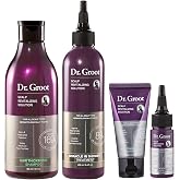 Dr. Groot Thicken &amp; Smooth at Home and On The Go Bundle for Hair Loss, Korean Hair Care, With Biotin and Prebiotics, Clinically Proven to Improve Scalp Moisture